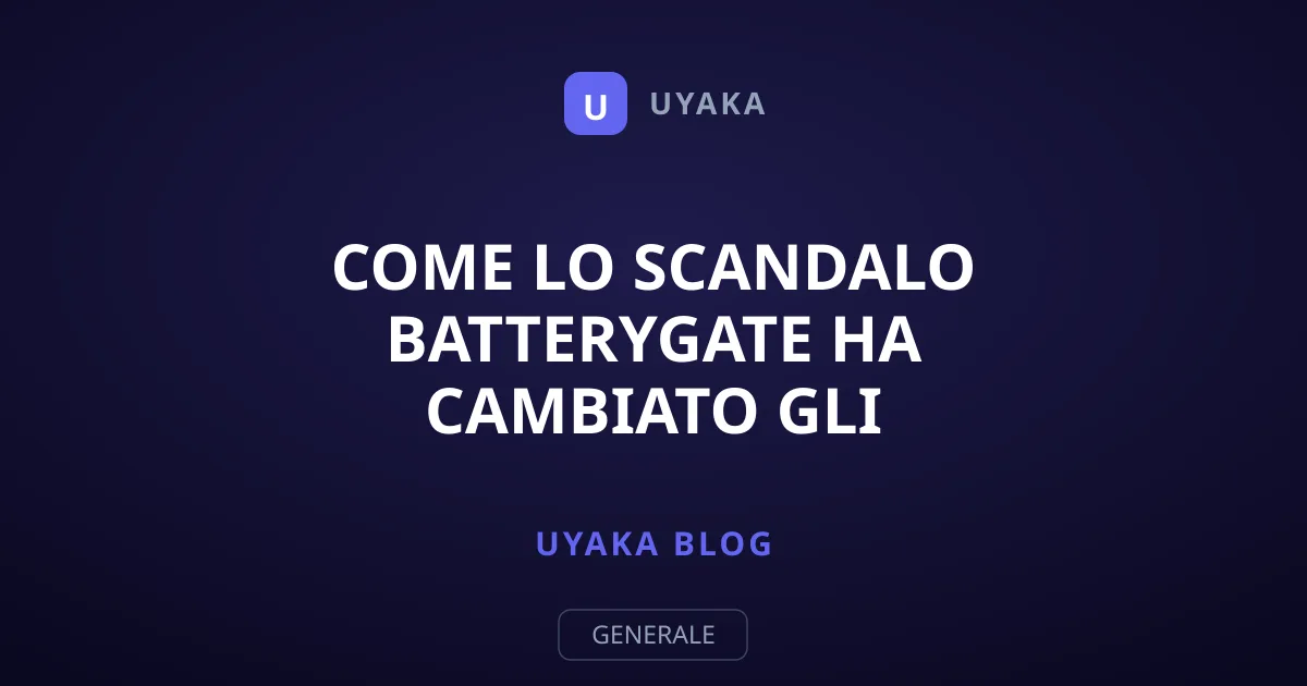 Come lo scandalo Batterygate ha cambiato gli smartphone